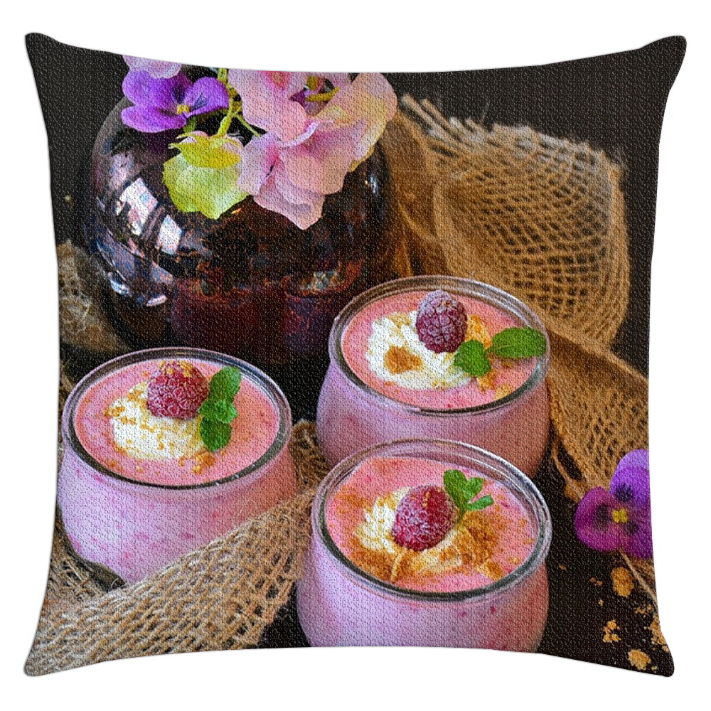 5D Diamond Painting Kit Delicious cake dessert DIY Self-adhesive Full Diamond Painting Pillow Case