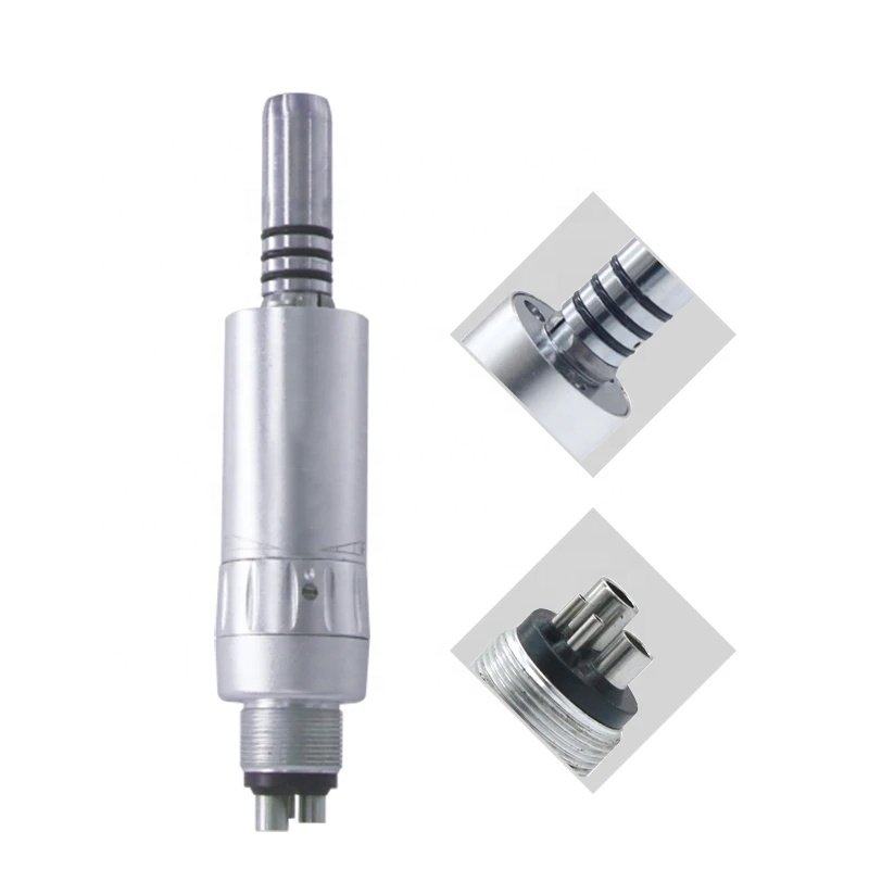Dental Internal Water Spray Air Motor For 2/4 Hole Low Speed Handpiece Gear Ratio 1:1 E-Type Connection Dentist Tools