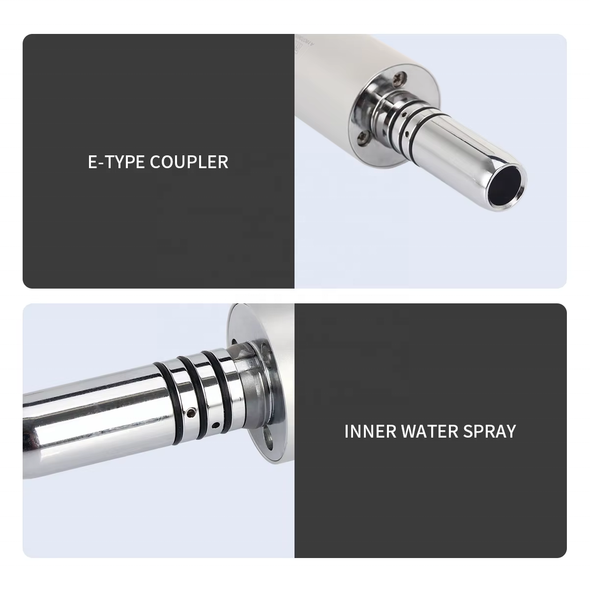 Dental Internal Water Spray Air Motor For 2/4 Hole Low Speed Handpiece Gear Ratio 1:1 E-Type Connection Dentist Tools