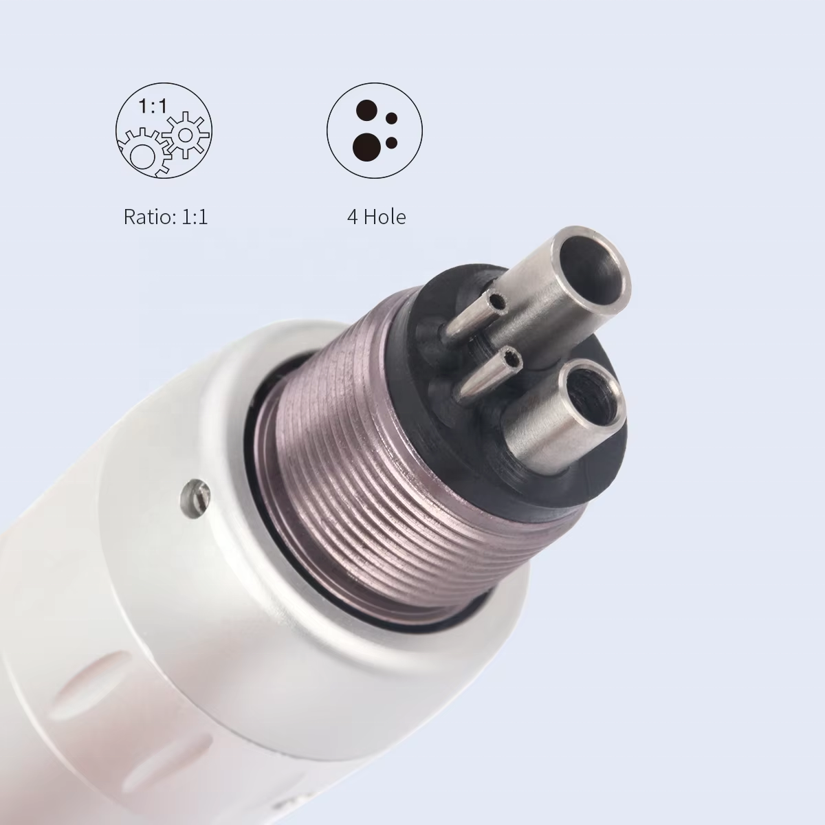 Dental Internal Water Spray Air Motor For 2/4 Hole Low Speed Handpiece Gear Ratio 1:1 E-Type Connection Dentist Tools