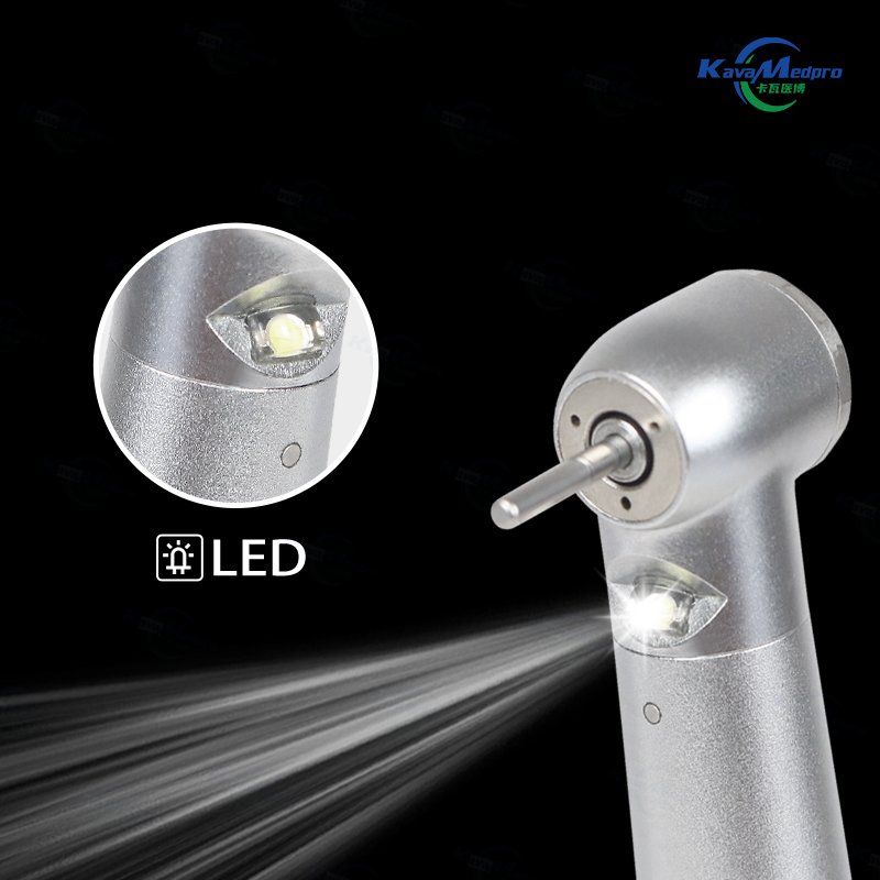 Customisatio Dental LED High Speed HandpiecEquipments 2 Holes E-Generator Standard Head Push Button Ceramic Bearing Self-Powerce
