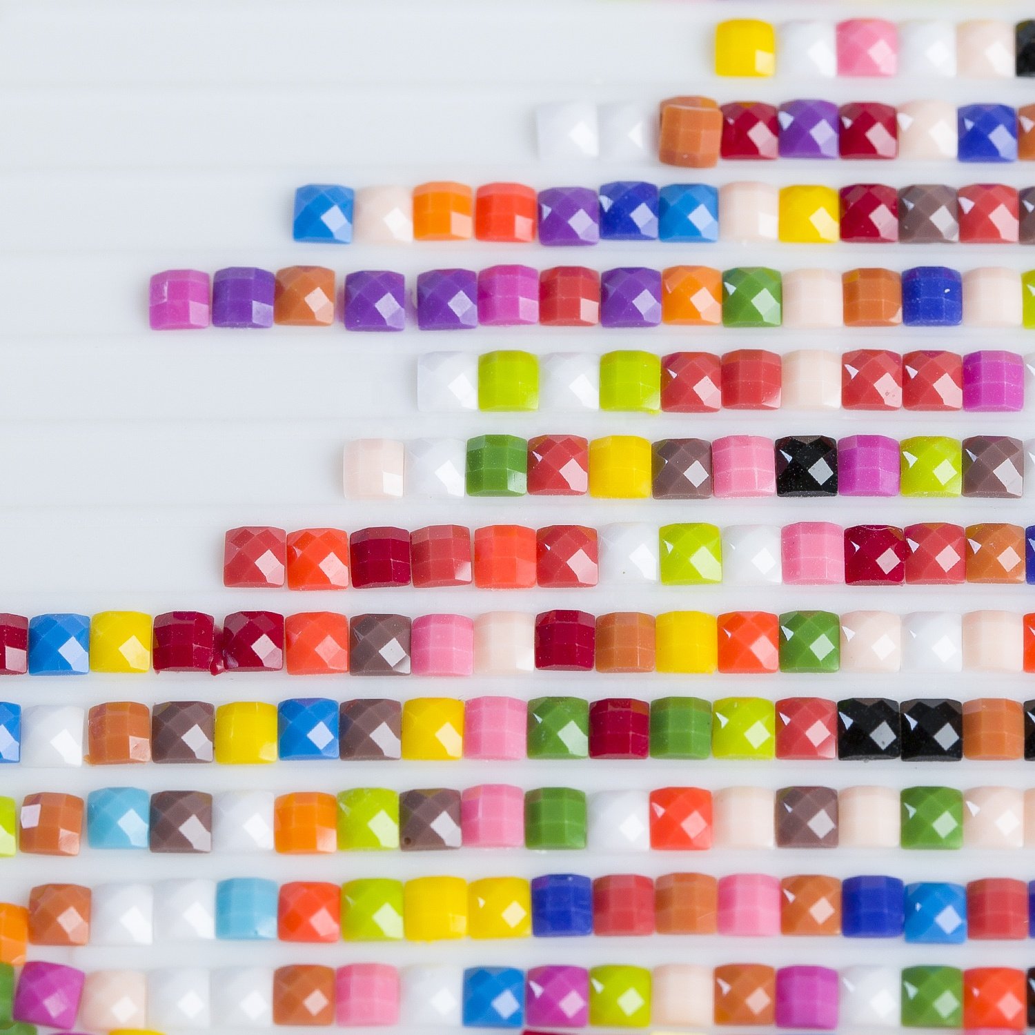 R-002 Spot DMC 447 Colors Resin Stone 2.5mm Square Beads Diamond Painting Resin Drills