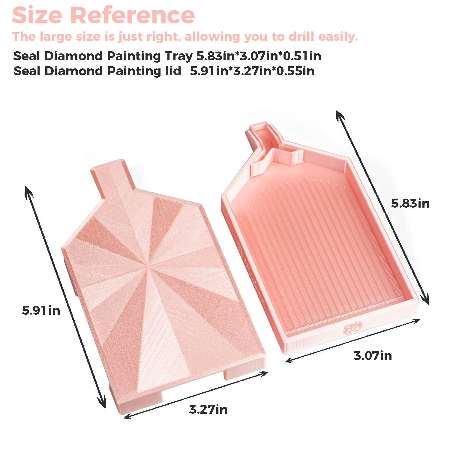 R-Tray Rhinestone Storage Drawer Drill Organizer with Lid Beads Sorting Plate Seal Diamond Painting Tray
