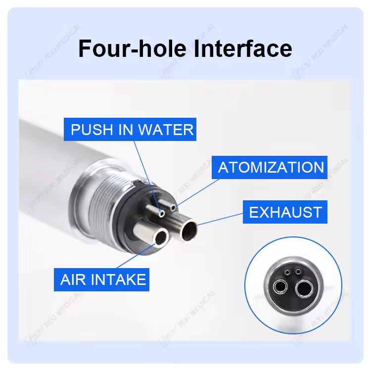 New Design Shadowless High-speed Dental Handpiece Construction Electric Turbine Power Source With Metal And Steel Ce 5 Years