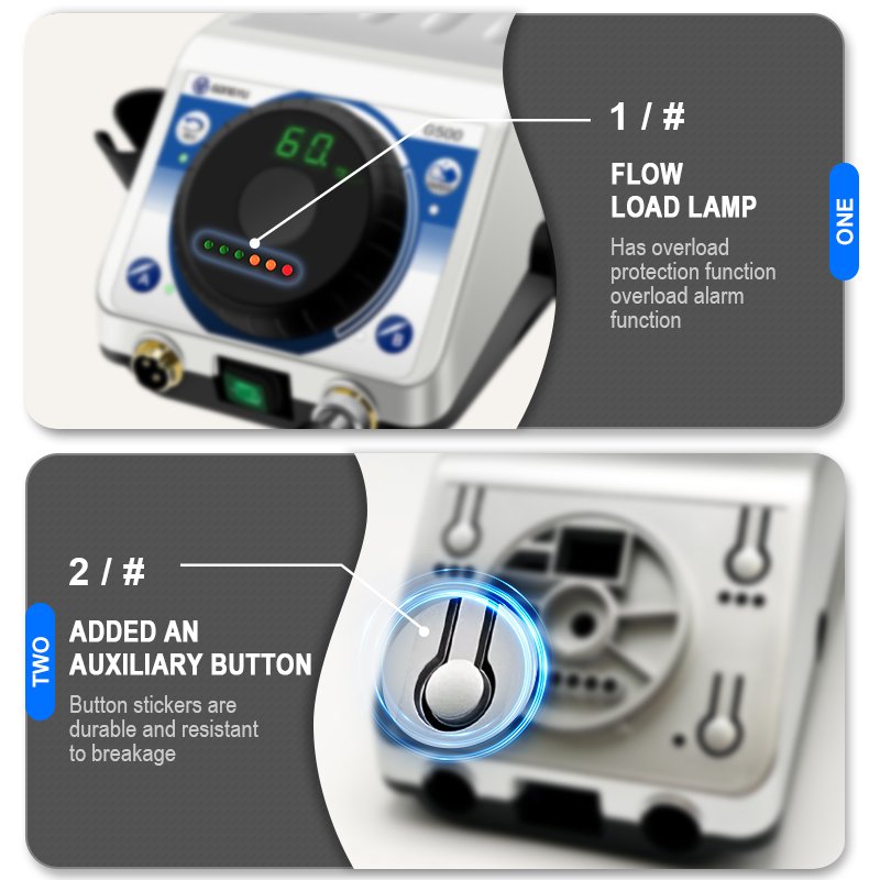 2025 Electric dental lab micromotor handpiece manual drilling machine