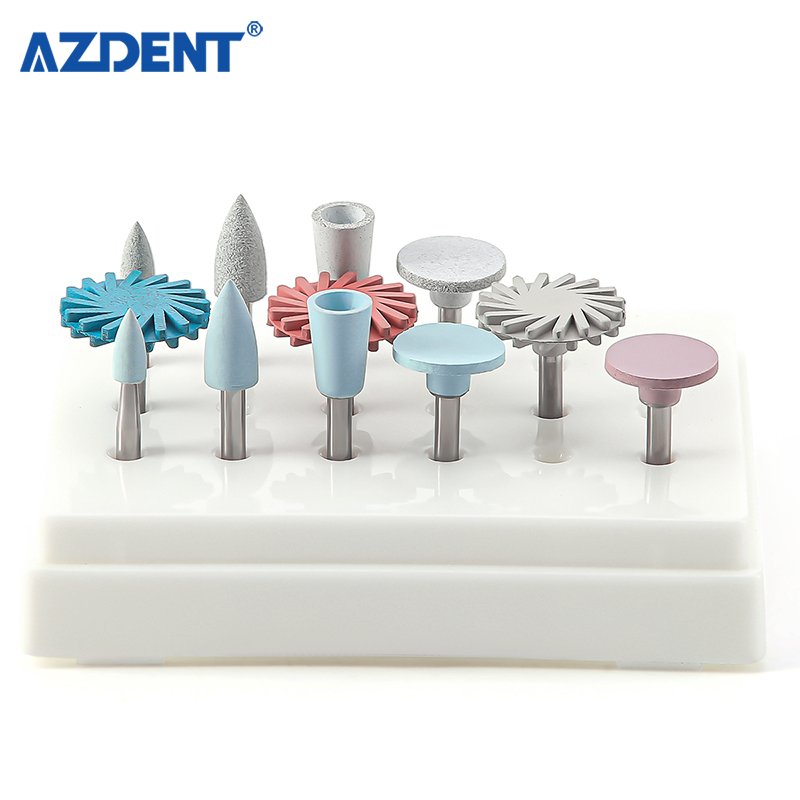 Azdent Dental Composite Polishing Kit Dental Burs for contra angle handpiece
