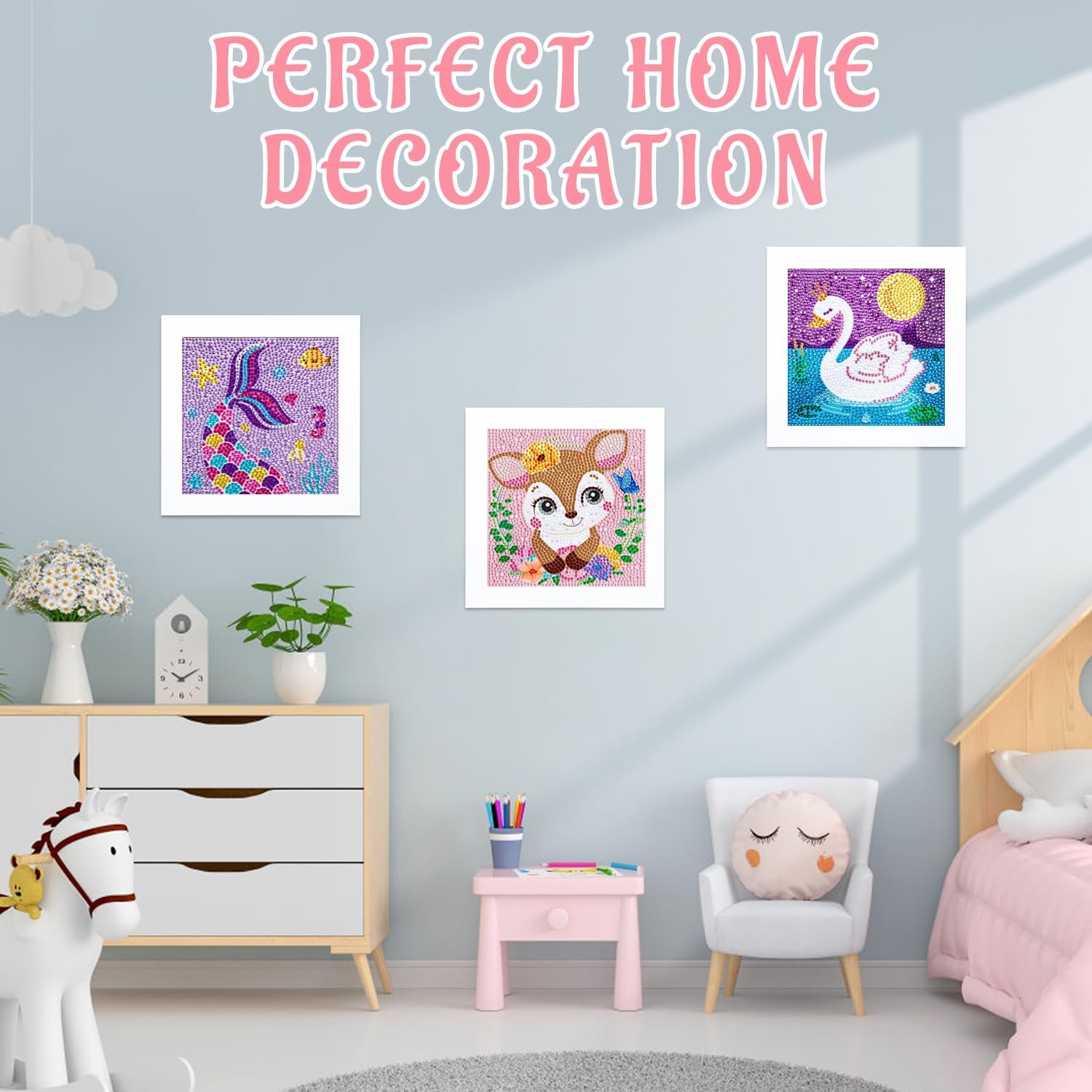 Halloween Diamond Art Painting Kits for Adults Beginners Round Full Drill 5D Diamond Pictures Gem Art Painting DIY Crafts Kits