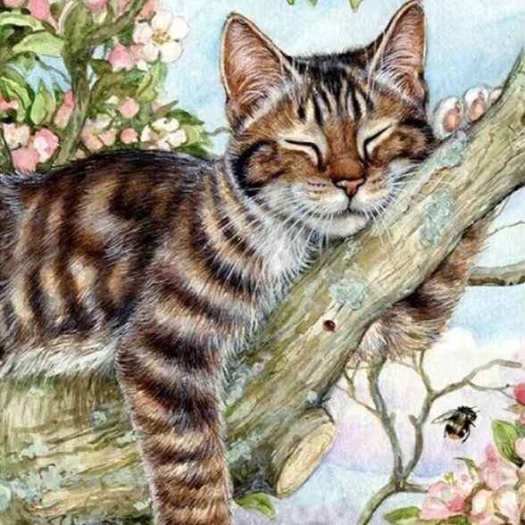 Wholesale 5d Diy Full Drill Crystal Diamond Painting Kit For Adults Beginners Cute Cat Art painting by number Gift