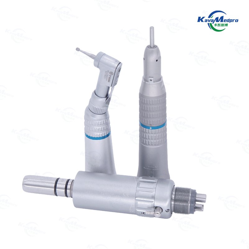 Kava Dental Instruments External Push Button Contra Angle Handpiece Dental Low Speed Handpiece Set Dental Dentist Handpiece Kit