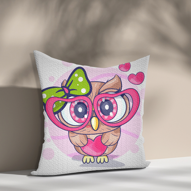 Wholesale Cartoon owl Pattern Pillow Cover Case Sofa diamond painting Pillow Cover Decorative Cushion Covers
