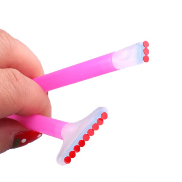 Handmade 5D Diamond Painting Pen for Diamond Art and Nail Art, with 5 Drill Pen Picking Heads and 2 Pieces Painting Glue