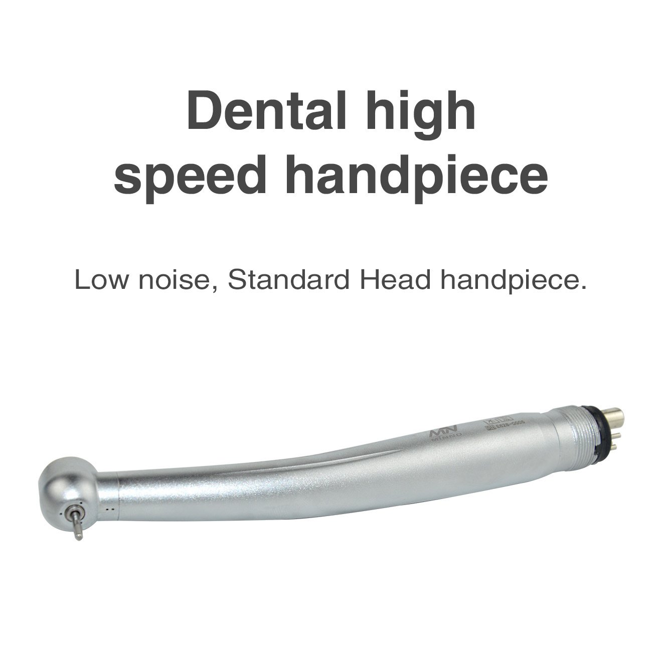 portable ceramic bearing dental high speed air turbine push button 4 holes handpiece with led fiber optic