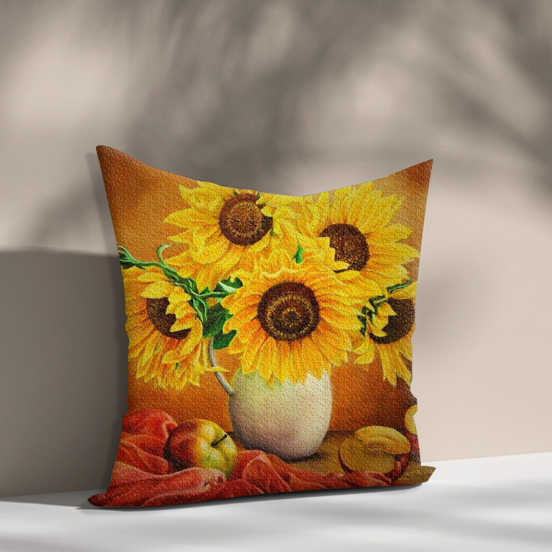 5D DIY Diamond Painting Kits sunflower diamond painting pillow case Rhinestone diamond painting