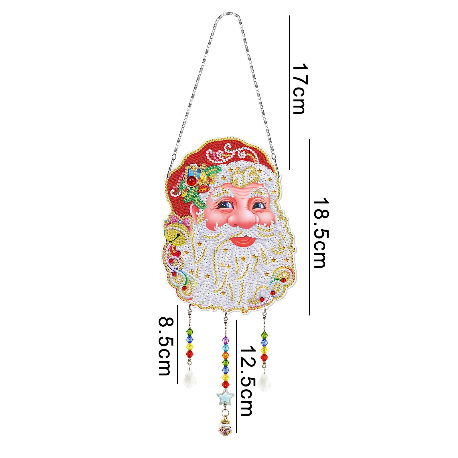 Crystal Decor Pendant Diy Diamond Art Gemstone Charms Acrylic Christmas Diamond Painting Suncatcher