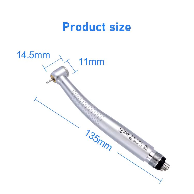 Design Shadowless Dental High-speed Handpiece Construction Turbine Electric Power Source with Metal Steel ISO Certified New Ce