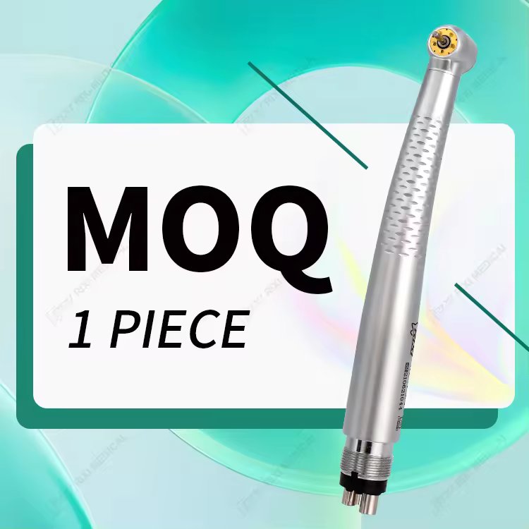Design Shadowless Dental High-speed Handpiece Construction Turbine Electric Power Source with Metal Steel ISO Certified New Ce