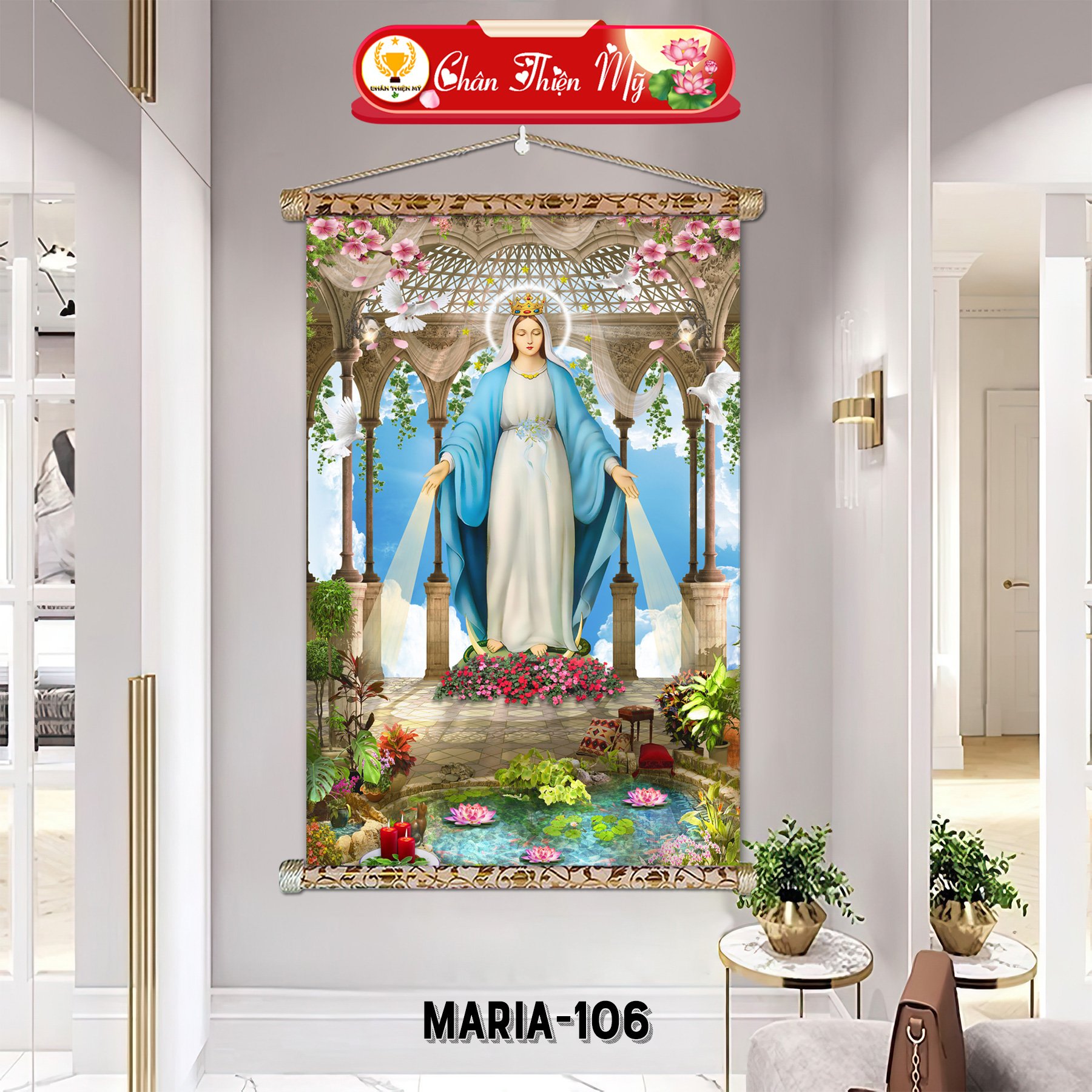 Customized modern home decoration 3D art Christian print Decoration for the house