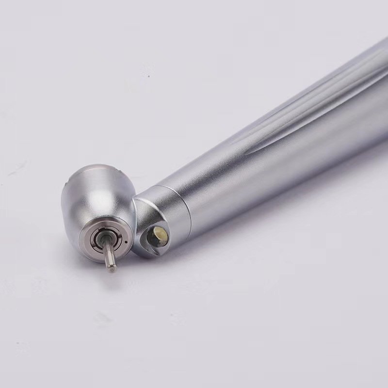 Dental high-speed handpiece with LED and needle pressing 45 degree turbine dental drill oral for children adult