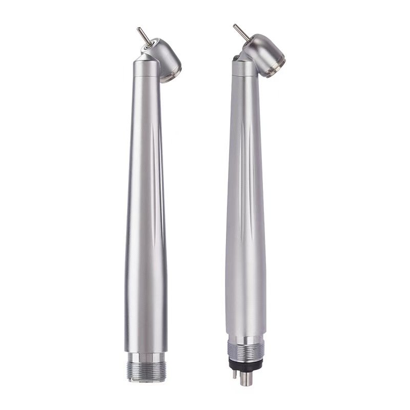 Dental high-speed handpiece with LED and needle pressing 45 degree turbine dental drill oral for children adult
