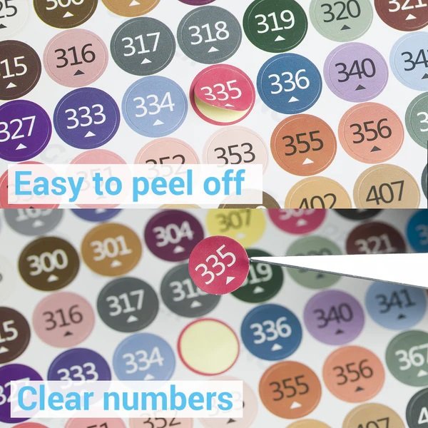 Factory wholesale 447 color diamond label paper