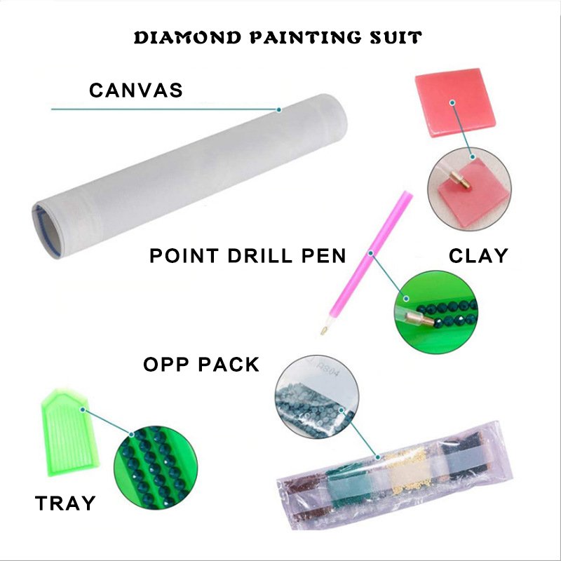 New DIY Square Diamond Painting Flower for Adult Full Drill Paint with Diamonds Kits 5D Diamond Art for Wall Decor