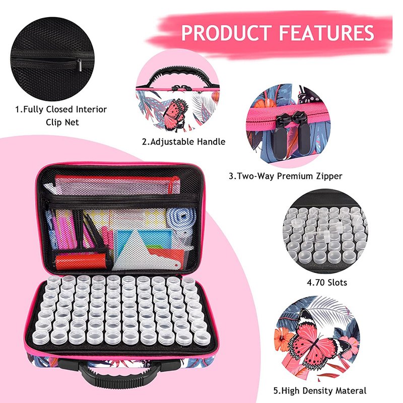 Diamond Painting Storage Container Accessories Waterproof Toolbox Portable Storage Bag