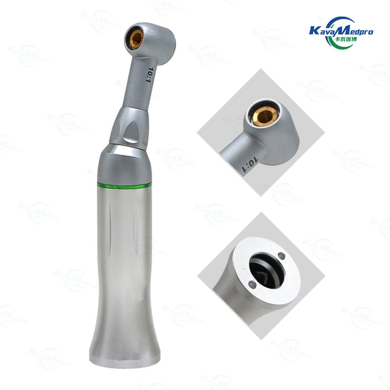 10:1 contra angle Factory Price Portable Push Button Contra Angle Dental Low Speed Handpiece