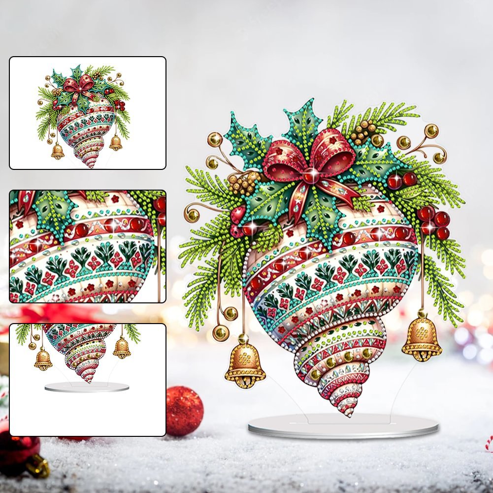 Custom DIY Conch Special Shaped Diamond Painting Desktop Ornament 5D Acrylic Christmas Decor Diamond Tabletop Ornament