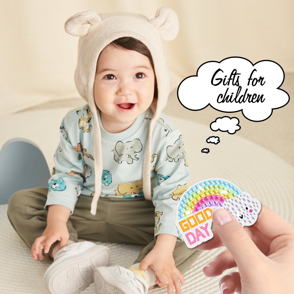 Wholesale Pendant Carton Unicorn Gift Cartoon Diy 5D Diamond Keychain Keyring kit for kids
