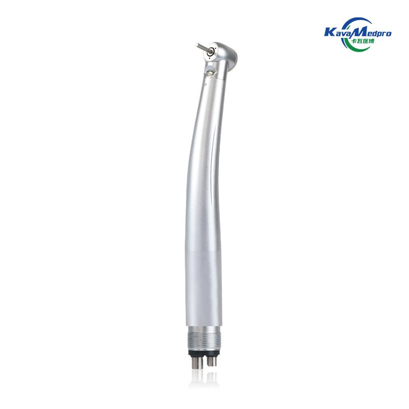 Dental LED High Speed Handpiece 4 Hole Standard Head Air Turbine E-Generator Ceramic Bearing Dentist Tips Triple Water Spray