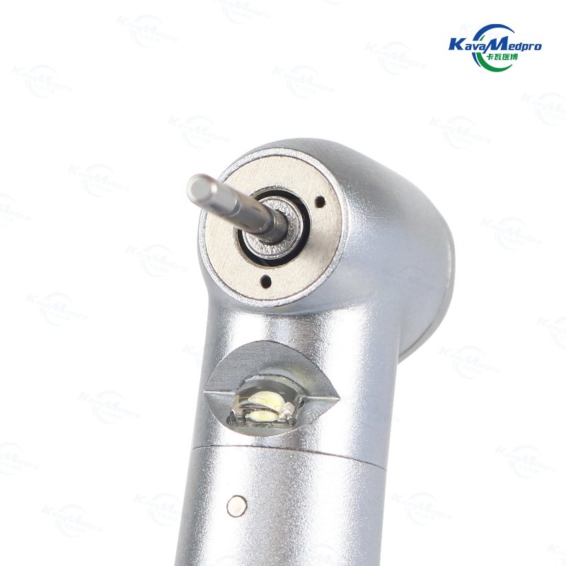 Dental LED High Speed Handpiece 4 Hole Standard Head Air Turbine E-Generator Ceramic Bearing Dentist Tips Triple Water Spray