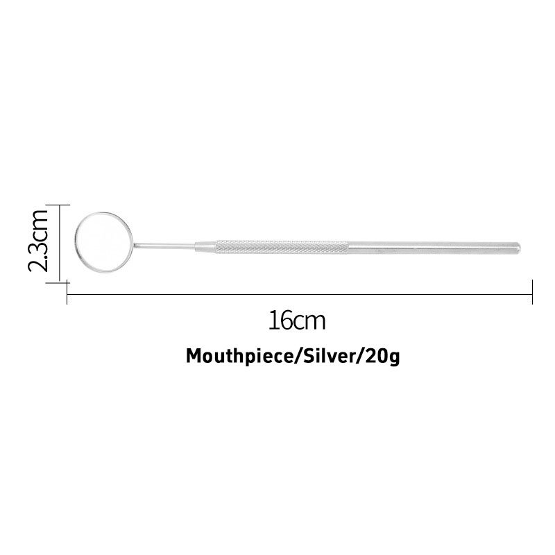 Dentist Mirror Cosmetic Mirror Primary Color Medical Examination Handle Mirror Wholesale Stainless Steel Dental Looking Glass CE