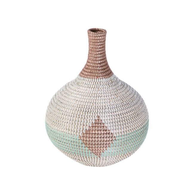 New arrival seagrass flower vase with variety design for home decor luxury wholesalers high quality handwoven from Vietnam