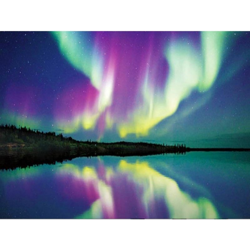 Large 5D DIY Aurora Diamond Painting Kits Full Drill Crystal Rhinestone Arts and Crafts Gem Art Painting with Diamond Wall Decor