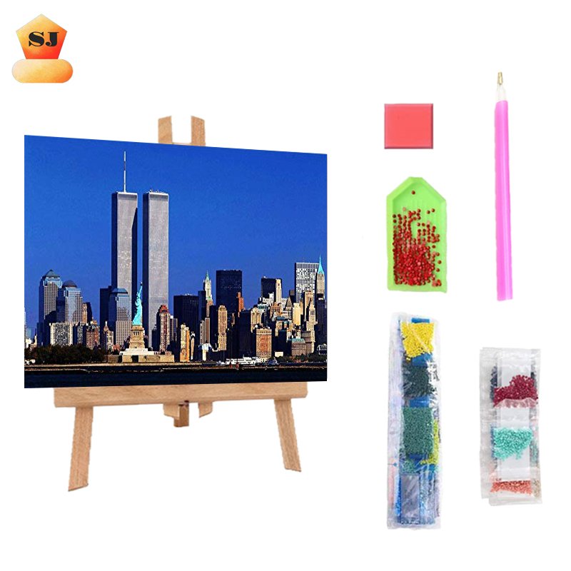 Full Color Custom DIY 5D Diamond Dot Painting Colorful Landscape Personalized Customized Gift by Number Kits