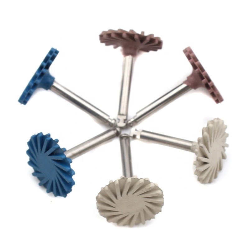 Dental Low Speed Contra Angle Handpiece RA Composite Polishing Wheels Turbine Resin Metal Steel Material