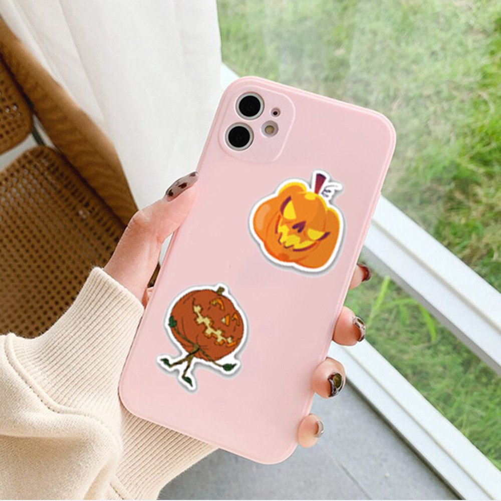 cross-border new Halloween pumpkin stickers Grimace stickers trick or treating party decoration stickers