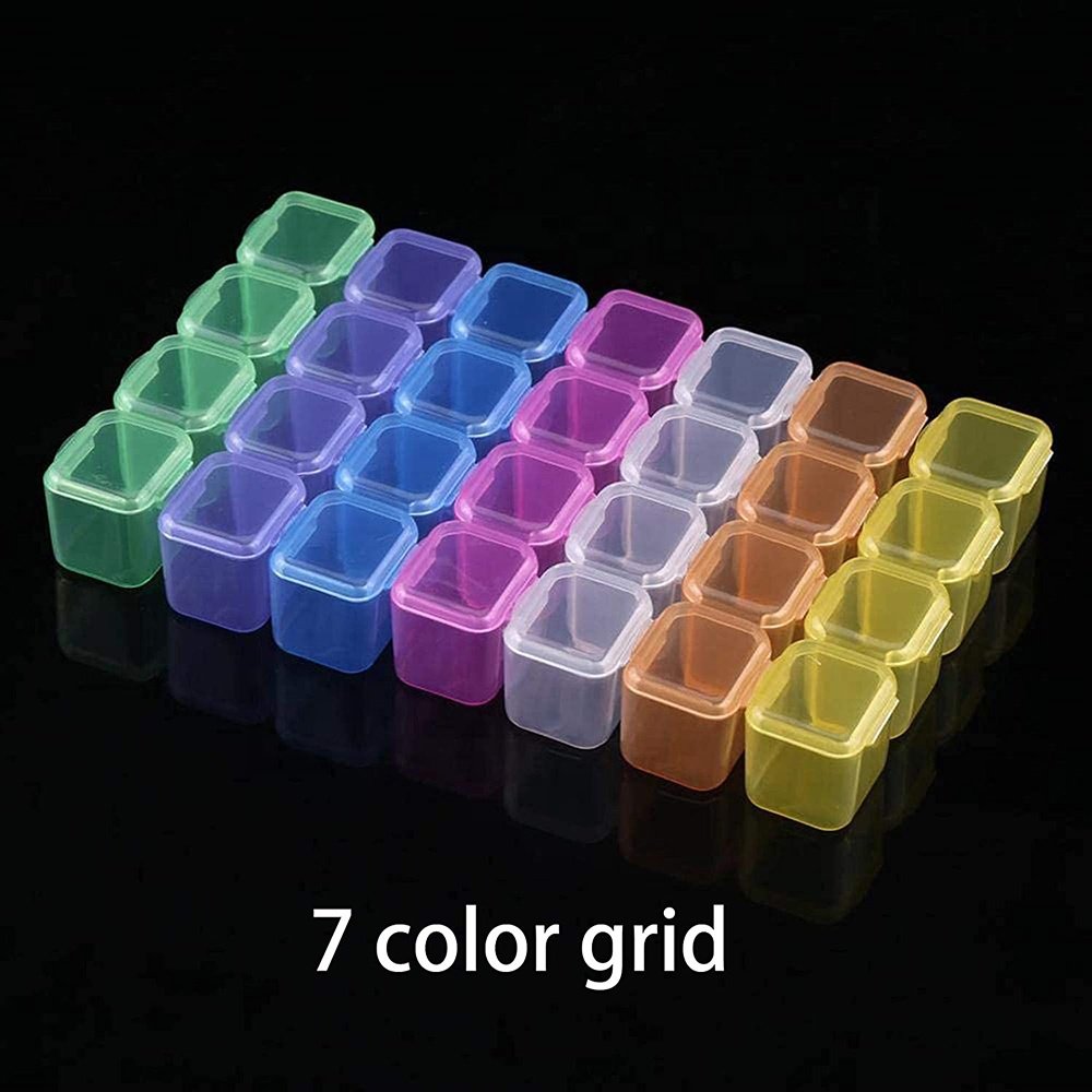29591C Diamond painting embroidery box Plastic storage box adjustable bead box diamond painting storage
