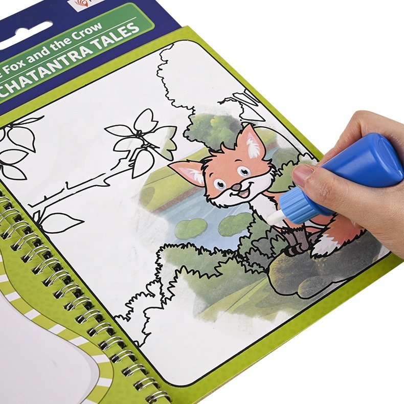 Wholesale Factory Price Custom Reusable Water Drawing Painting Book Magic Doodle Book For Children Toys Gifts