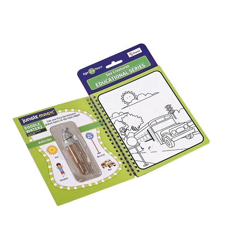 Wholesale Factory Price Custom Reusable Water Drawing Painting Book Magic Doodle Book For Children Toys Gifts