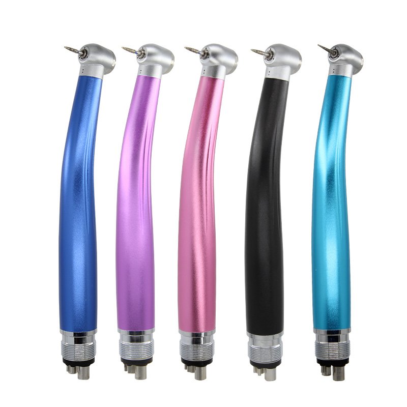 MAX Style Color Push Button High Speed Dental Handpiece Aluminium Alloy Body