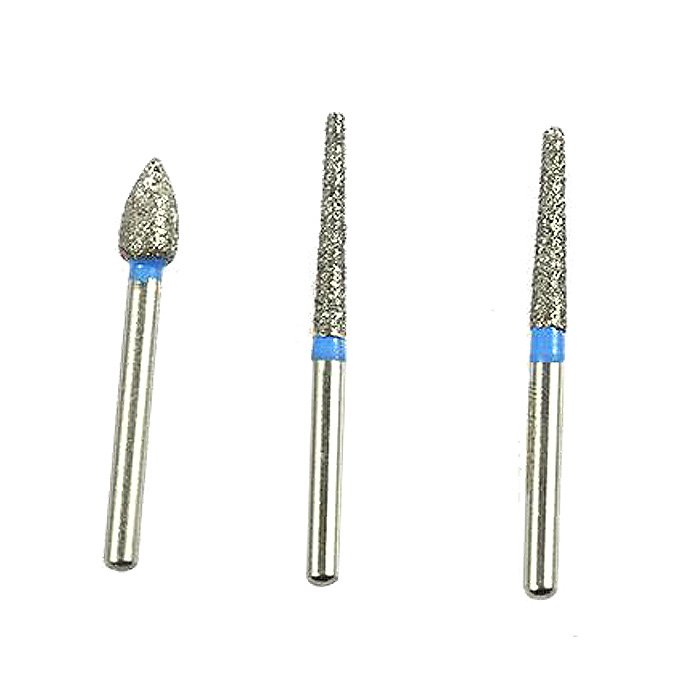 Factory wholesale stainless steel dental diamond burs for handpieces plastic package box for dental diamond bur