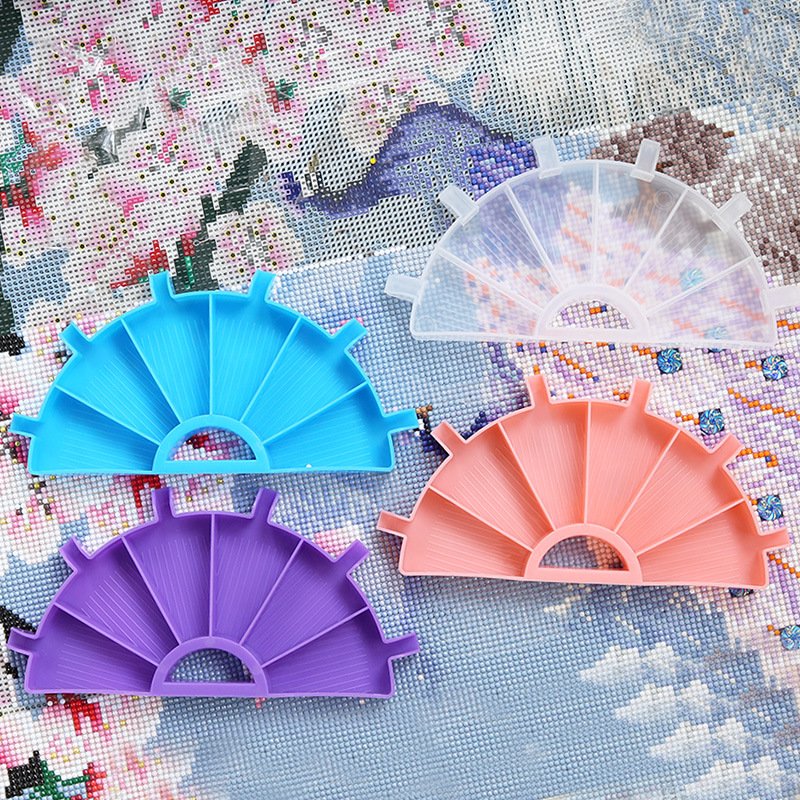 Diamond Painting New Multifunctional Turn Drill Tray DIY Dot Drill Pen Diamond Storage Tray Diamond Embroidery Sieve Drill Tool