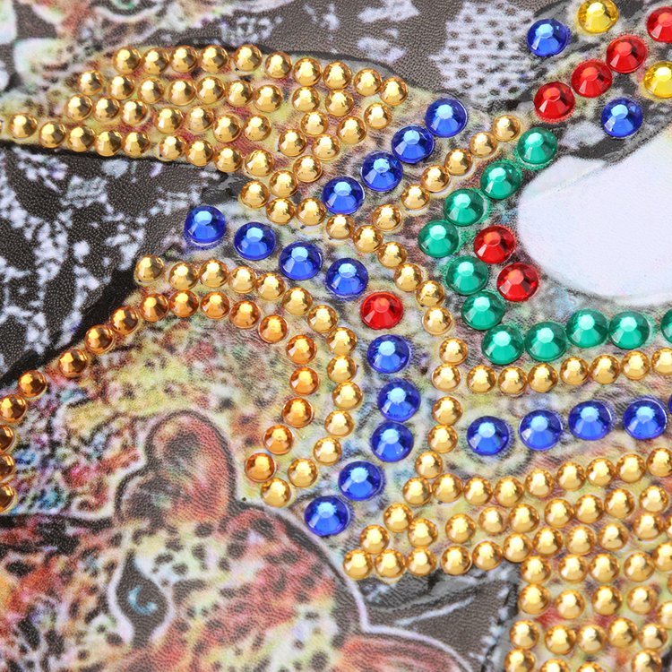 New Arrival Diamond Painting Handbag Leopard Print Clutch Bag, Fashionable,Durable Special Shaped Diamond Embroidery Art Crafts