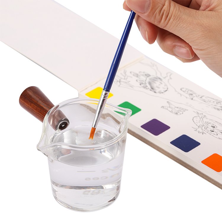 Children's Gouache Graffiti doodle drawing Book and water Color Puzzle Light preschool kids painting Book
