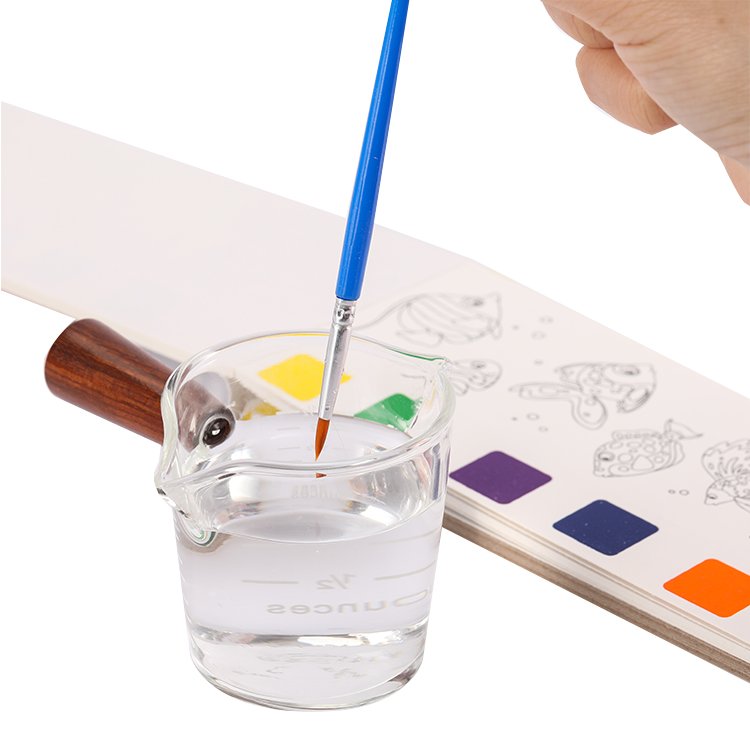 Children's Gouache Graffiti doodle drawing Book and water Color Puzzle Light preschool kids painting Book