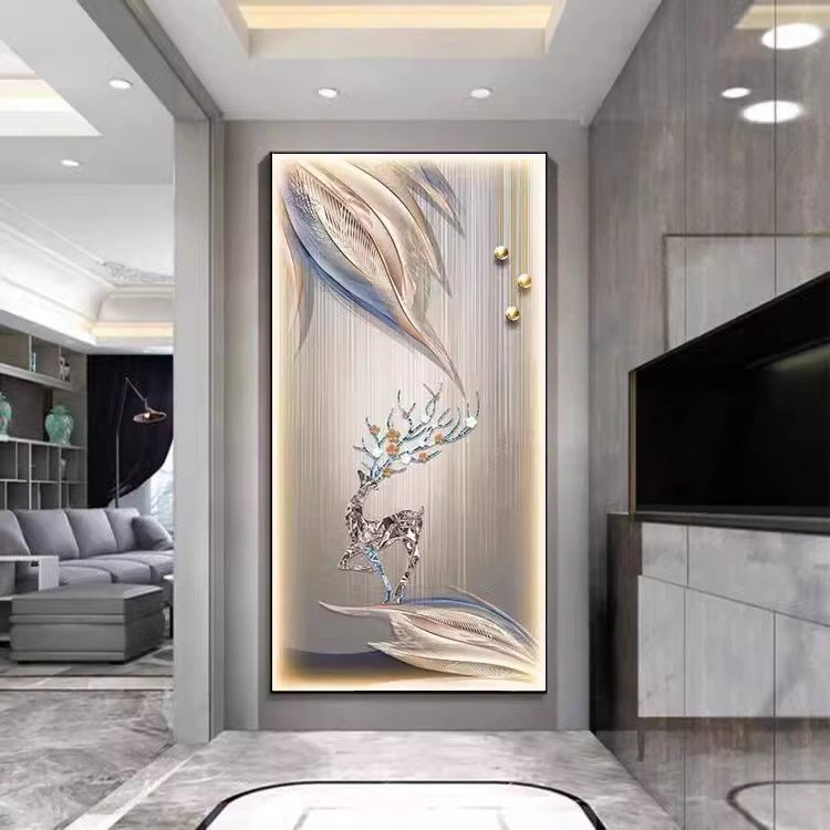 Home Decor Nordic Abstract Sailboat Wall Art Pictures glass 5d diamond crystal porcelain diamond paintings
