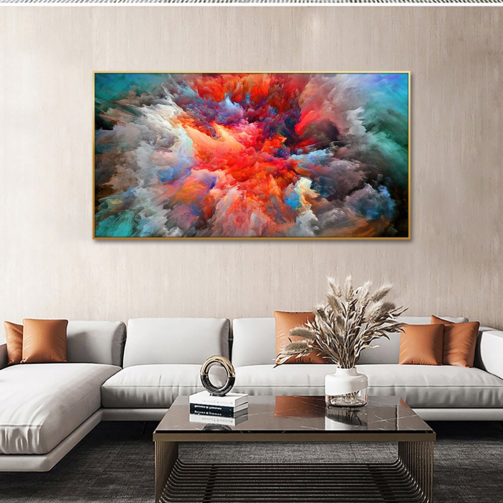 Huamiao 3D Printed House Painting And Wall Art Design Acrylic Crystal Porcelain Painting