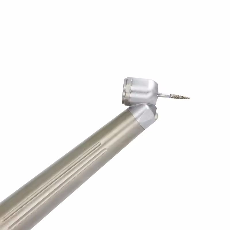Dental 45 Degree LED light High Speed Handpiece Self-powered Air Turbina E-generator Dental Handpiece