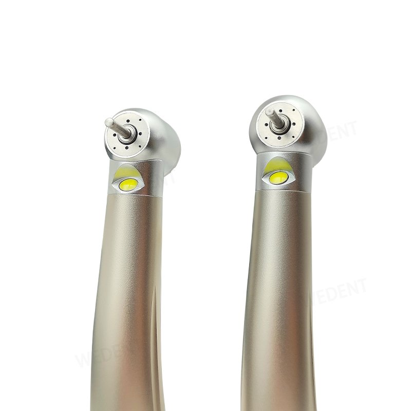 WEDENT Dental 2/4 Holes Push Button NSK-Coupling High Speed Dental Air-driven Handpiece with Open-type Cartridge